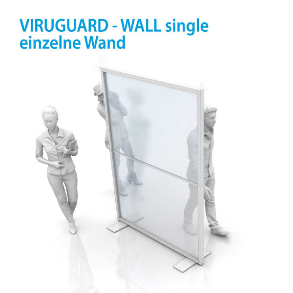 VIRUGUARD-WALL Trennwand / Spuckschutz / Tröpchenschutz