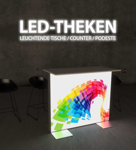 LED-Theke / Aluminium